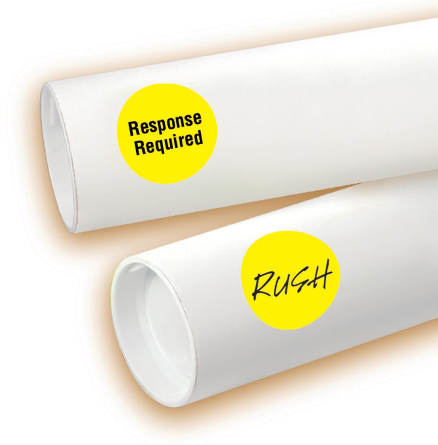 Avery Self-Adhesive Removable Labels, 1.25 Inches Diameter, Yellow Neon, 400 per Pack (5499)