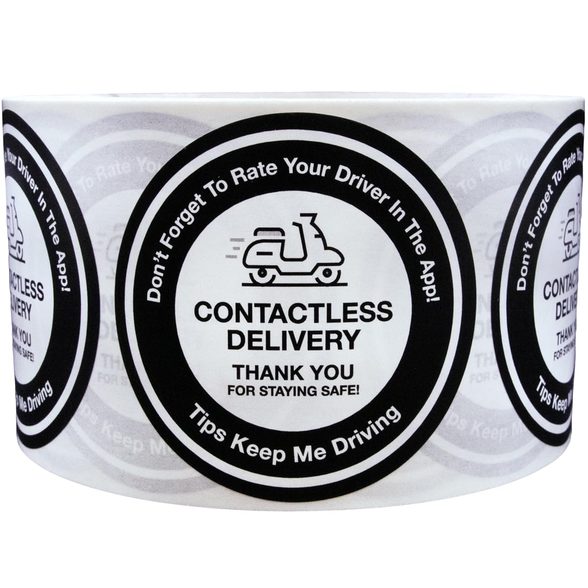 Contactless Delivery Labels 2.5 Inch 100 Total Labels