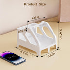 2.25x1.25 Thermal Labels 1,000 Labels/Roll+ILH01 Label Holder White