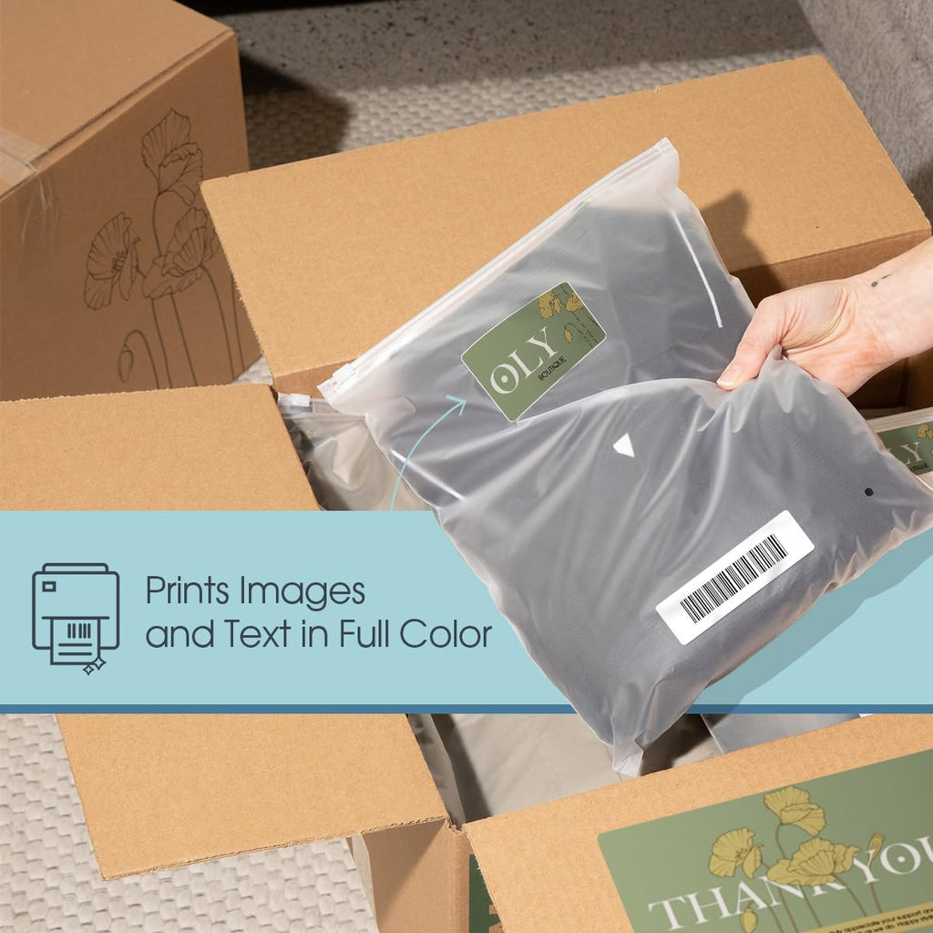 8x2 Matte White Printable Water Bottle Labels (100 Sheets, 500 Stickers) 8" X 2" 500 Labels