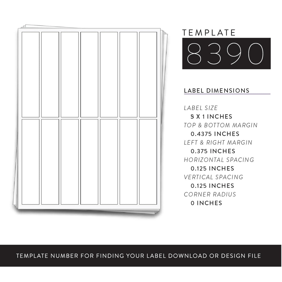 140 Labels for 1oz Jars, 1x5, White Waterproof for Inkjet 140 Labels White Vinyl Waterproof (Inkjet only)