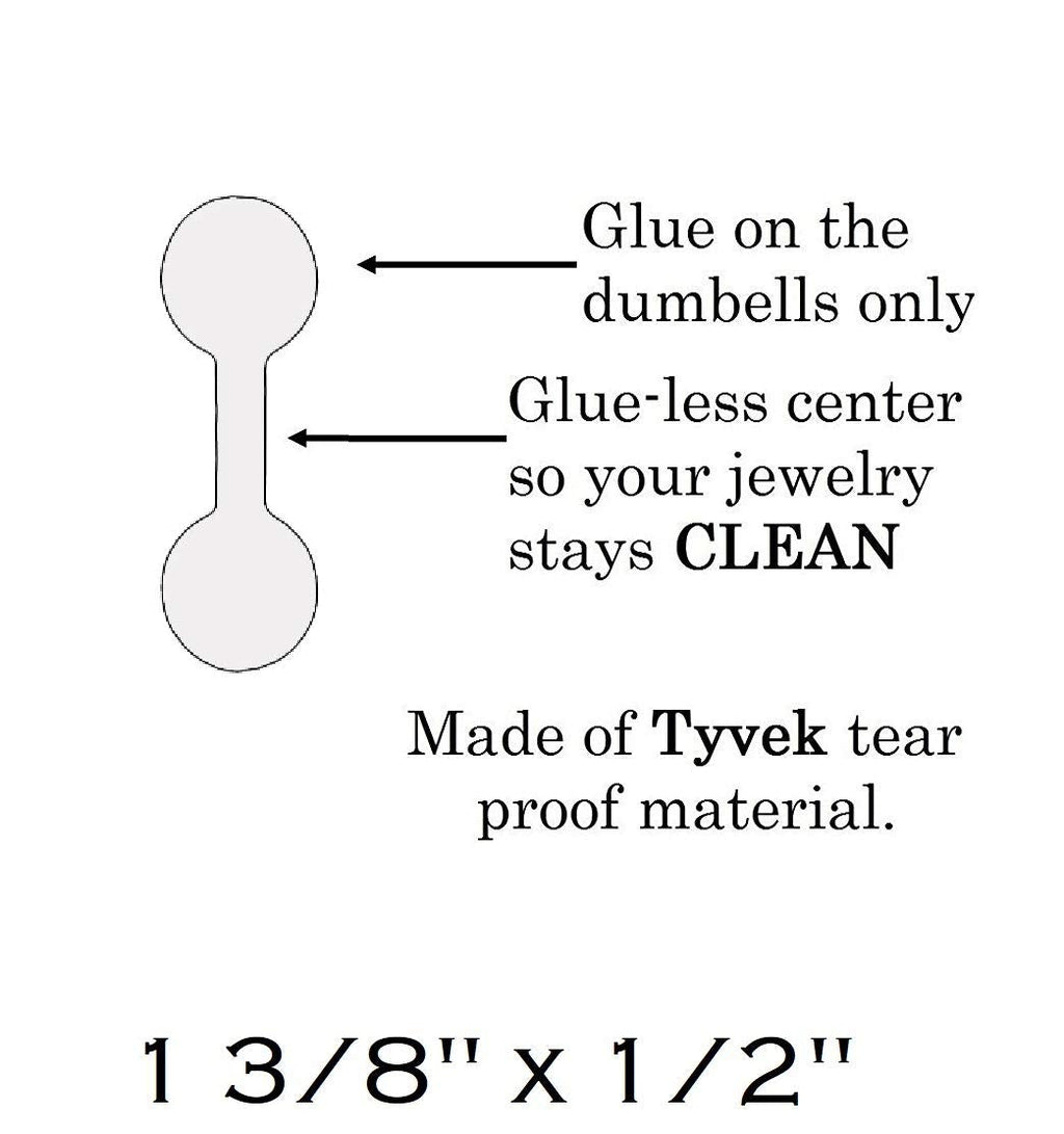 Jeweller Repair, Price and Identification tags, 12mm 1000pcs (White)