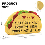 Office Decor Desk Decor Positive Taco Inspirational Gifts for Women Men Everyone