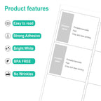 L LIKED 3-1/3"x4 Printable Matte Sticker Labels 600 Labels 100 Sheets