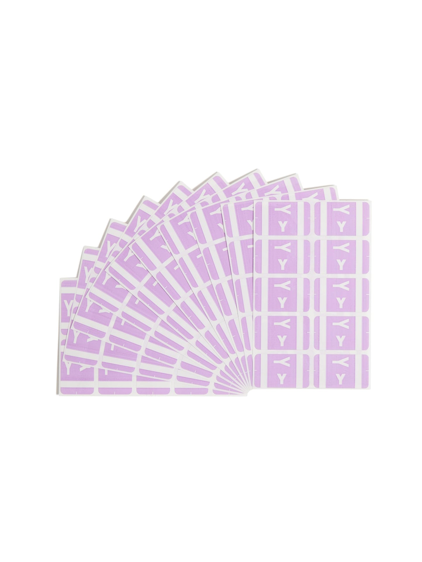 Smead AlphaZ ACCS Color-Coded Alphabetic Label, Y, Lavender, 100 Labels per Pack (67195)