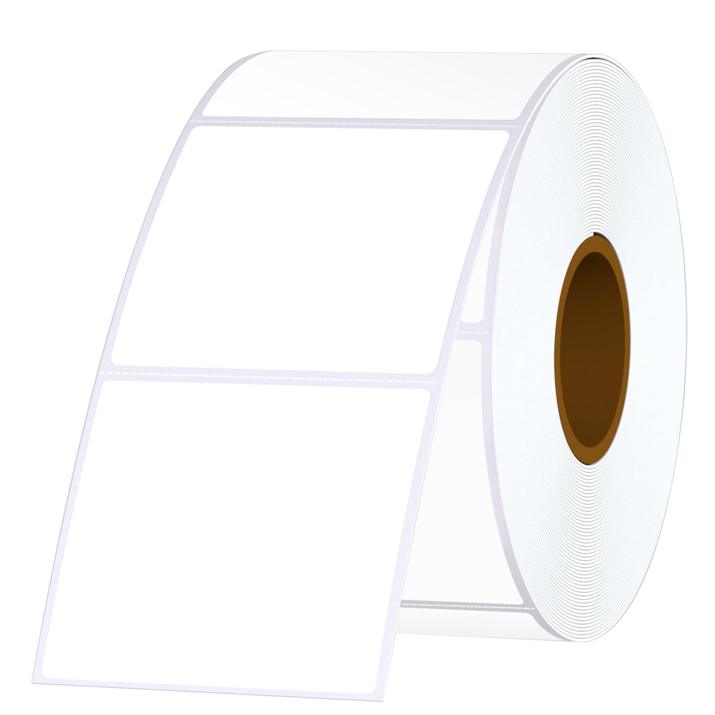 FATCIO 2x2 Thermal Labels Square Direct Thermal Sticker Labels Roll White 2"x2" 1 Roll