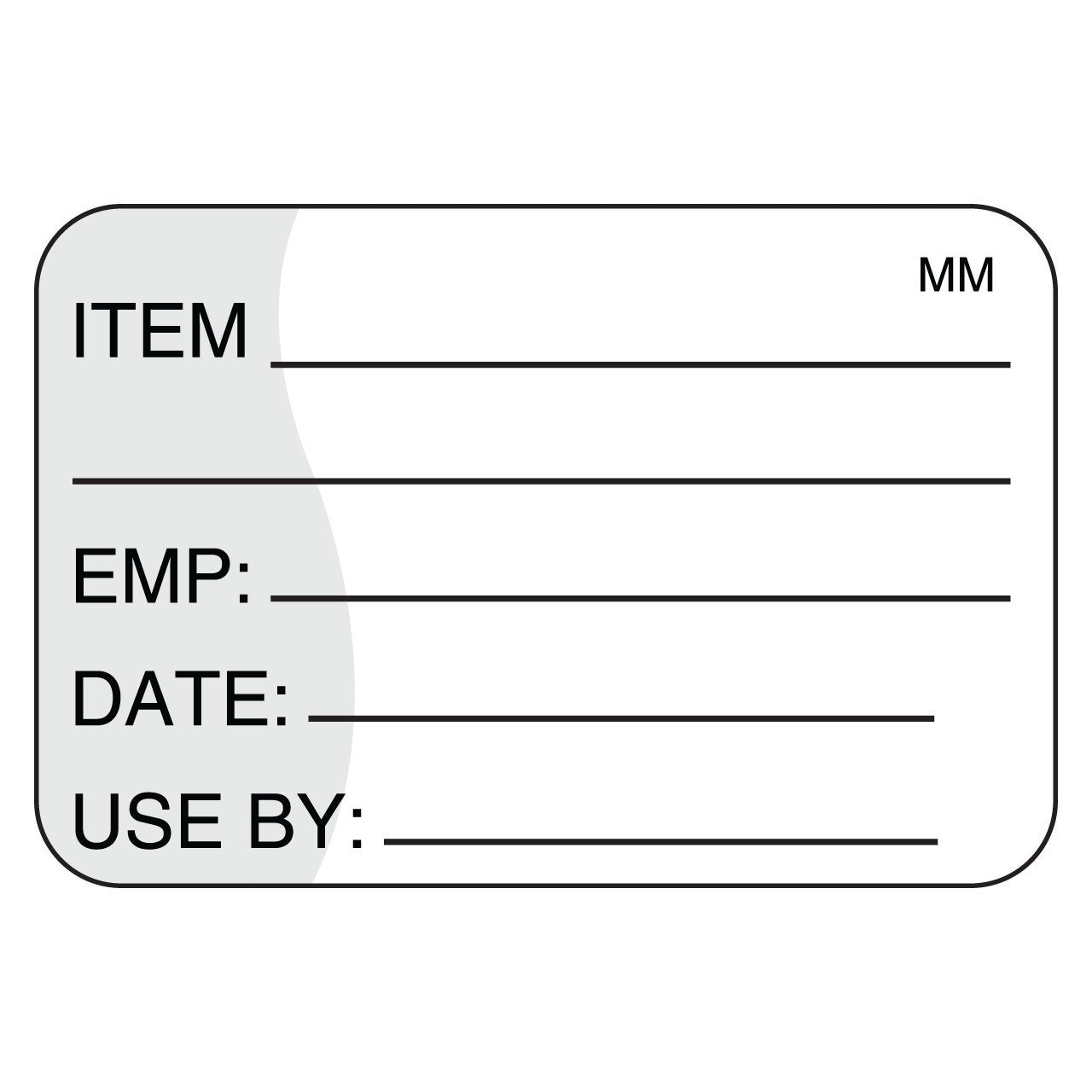 DayMark Safety Systems-IT111221 Removable Item/Date/Use-by Shelf-Life Label, 1" x 1.5" (Roll of 1000)