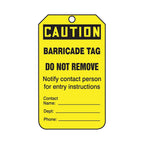 ACCUFORM SIGNS Caution Tag TAB105CTP