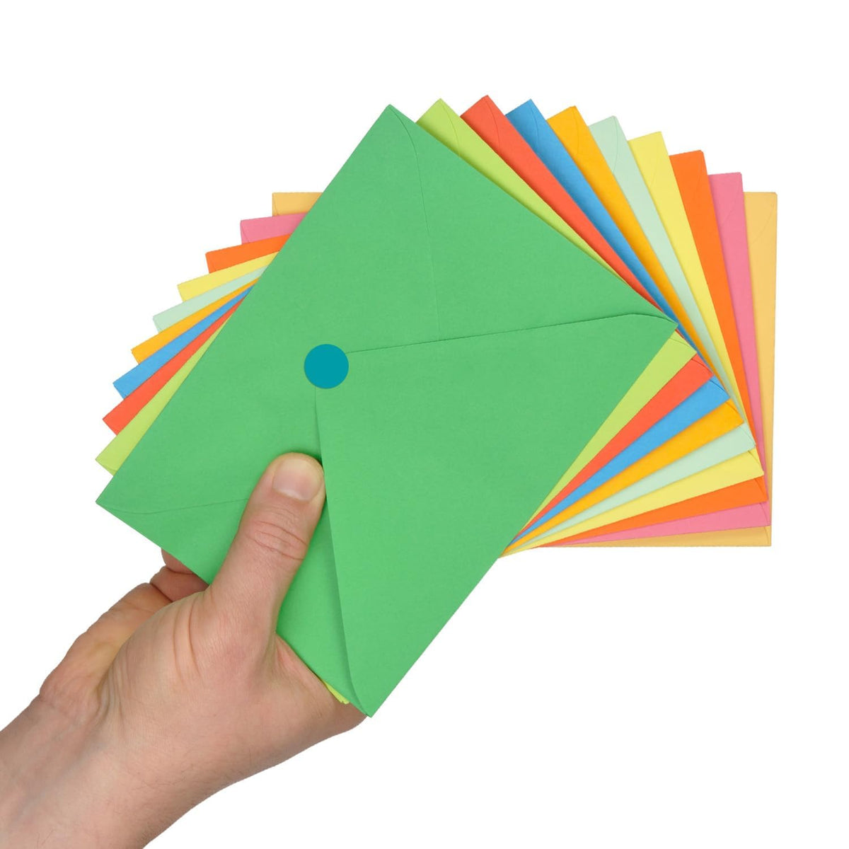 ChromaLabel 0.50 inch teal round color-coding labels with permanent adhesive, 1000 stickers per roll for organization and marking.