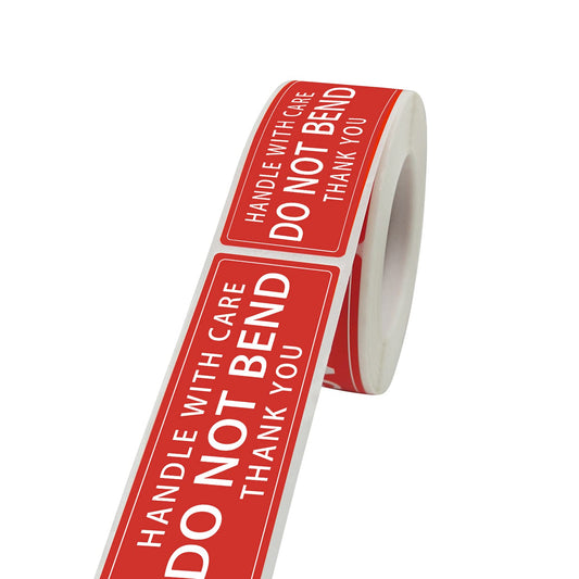 3" X 1" Handle with Care - Do Not Bend - Thank You Shipping Stickers Labels, 250PCS Per Roll Tz-ys-ha