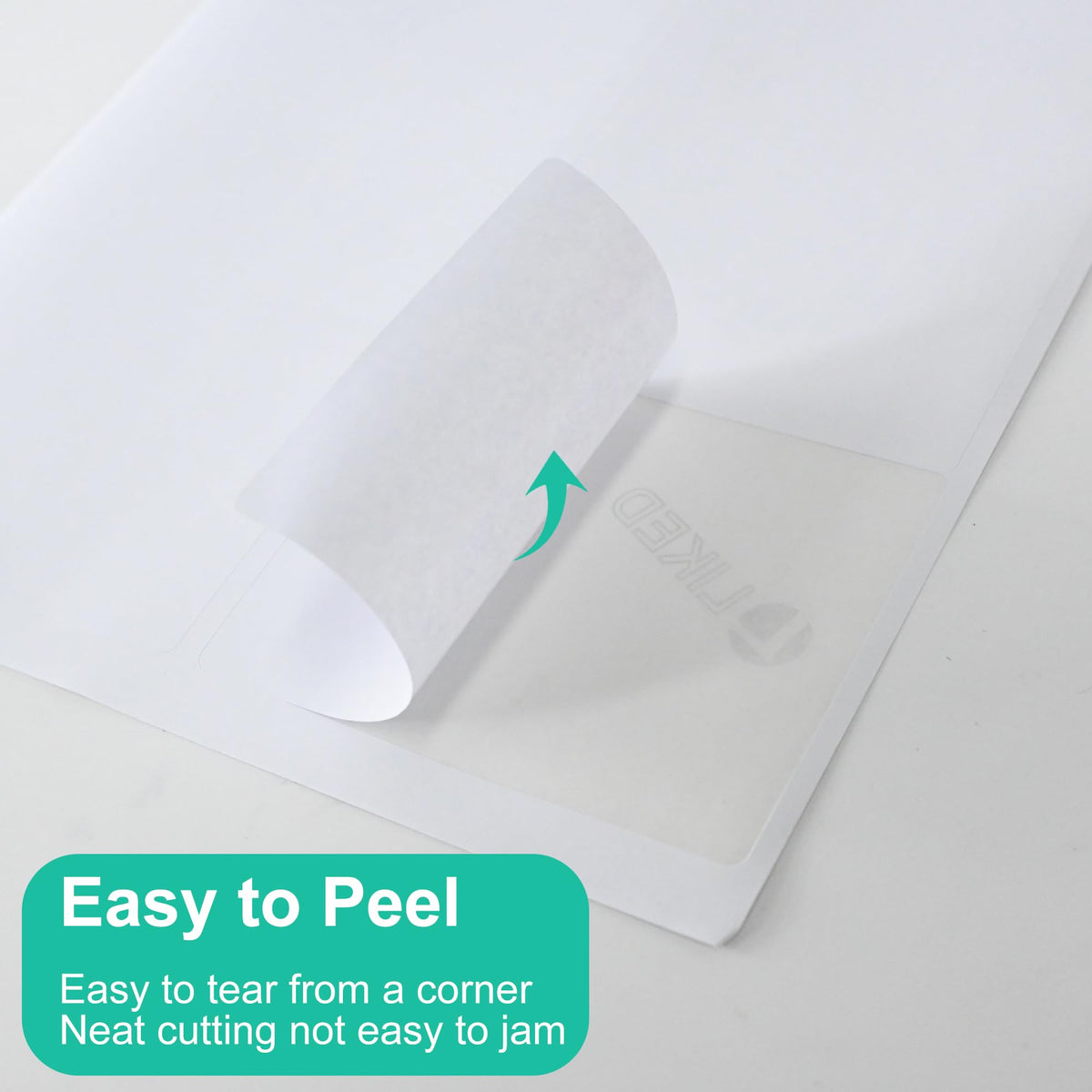 L LIKED 3-1/3"x4 Printable Matte Sticker Labels 600 Labels 100 Sheets