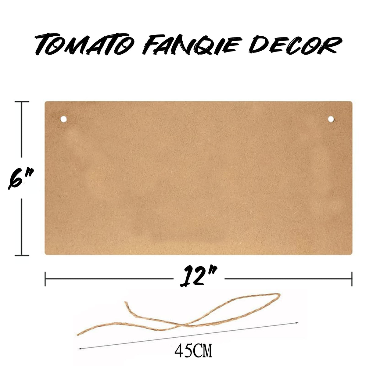 TOMATO FANQIE Leave Packages Inside Gate Inside Fence Sign, Wood Sign for Front Door, Package Delivery (White) White