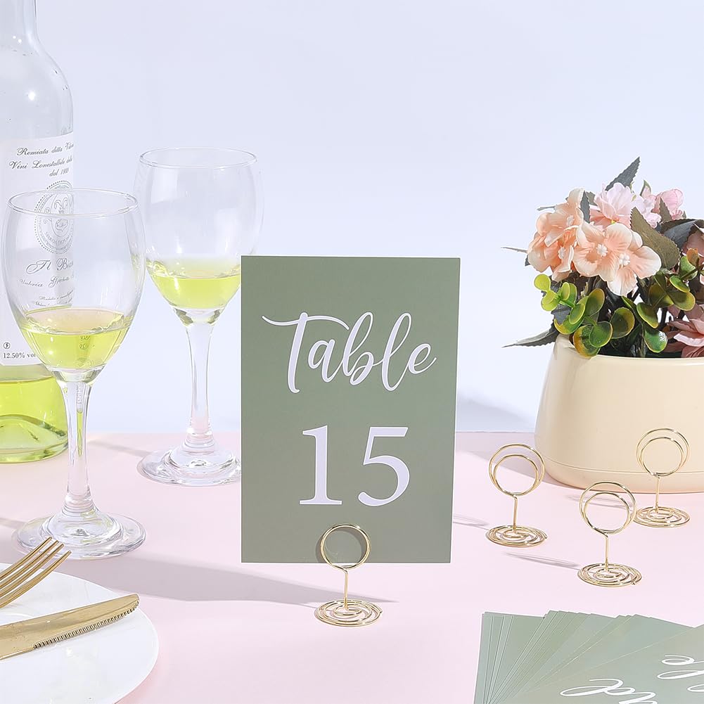 31Pcs Table Number Holders Wedding Table Numbers