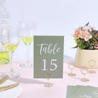 31Pcs Table Number Holders Wedding Table Numbers