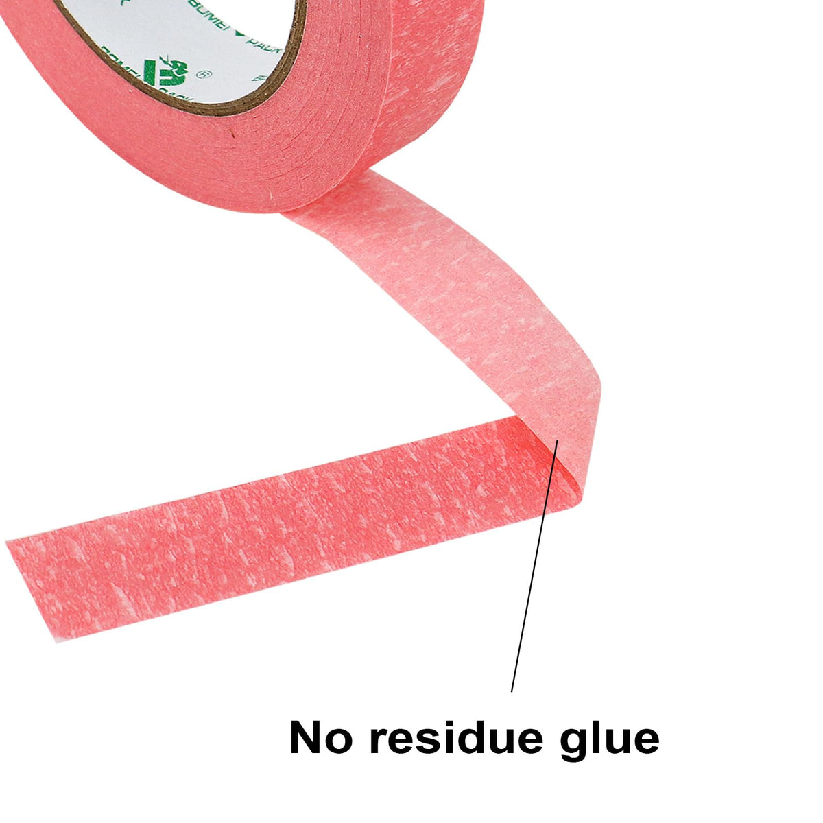 BOMEI PACK 3 Pack Painters Tape, 1 inch x 30yds, Premium Painting Masking Tape, Clean Release Paper Tape for Home and Office (Pink) Pink