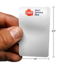 Printer Service Reminder Stickers, Check Engine Image, 500 Count