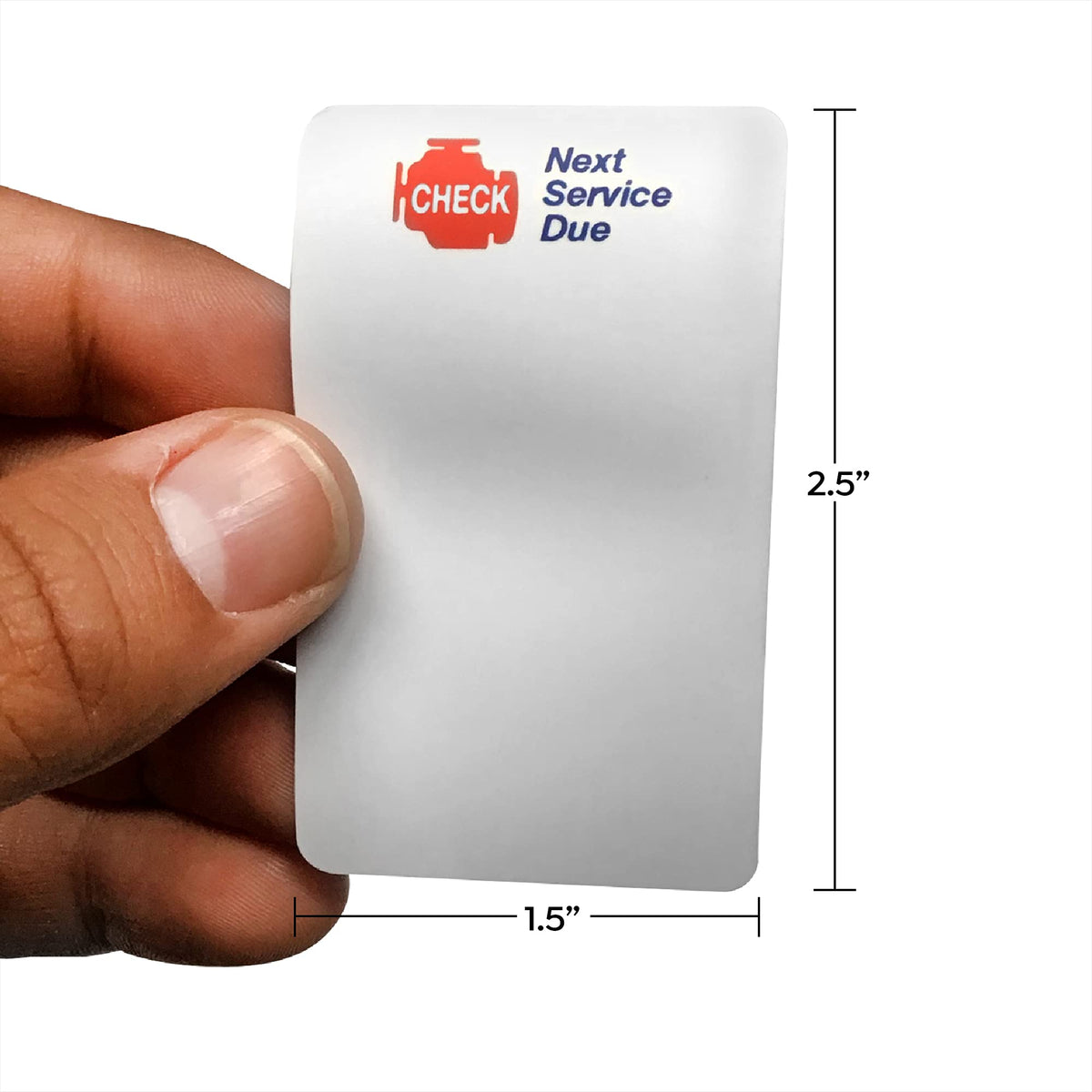 Printer Service Reminder Stickers, Check Engine Image, 500 Count