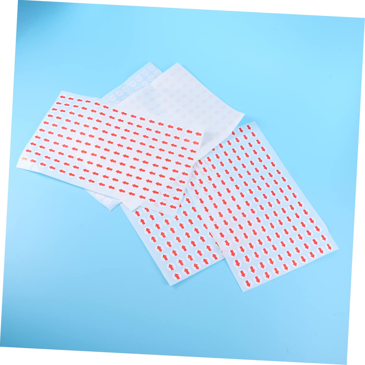 STOBOK 6400pcs Red Arrow Labels Self-Adhesive Circle Dot Stickers for Defect Indication Removable for Product Inspection Repair Shops Picture 1 1*1 cm
