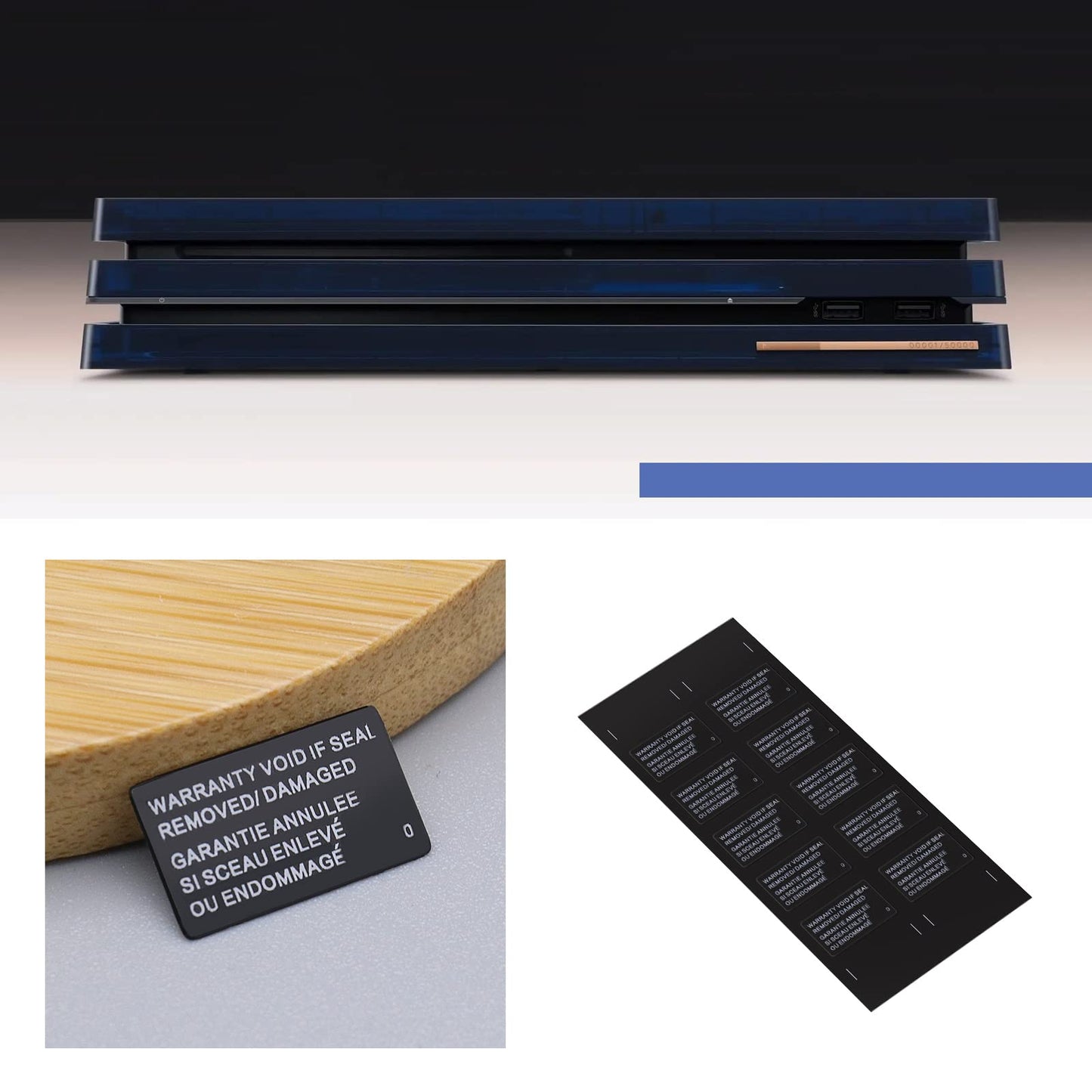 Create idea 10PCS Warranty Seal Stickers Compatible with PS4 Pro Host Tamper Security Labels Warranty Void If Seal Removed/Damaged Stickers