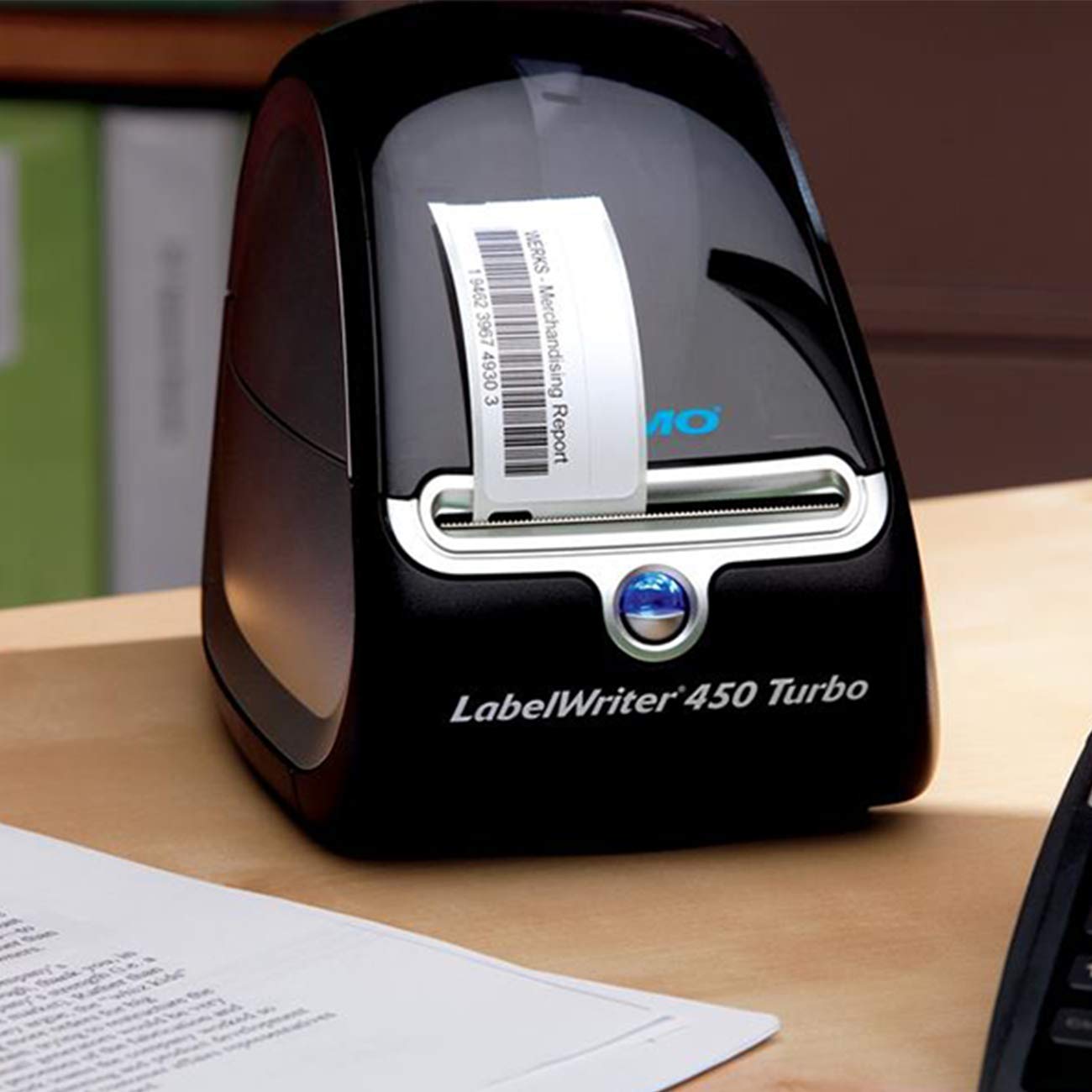 Compatible Direct Thermal Labels Replacement for DYMO 30336 (1" x 2-1/8") 12 Rolls Return Address & Barcode Labels - Use with Labelwriter 450, 450 Turbo, 4XL Printers - 500 Labels/Roll 1" x 2-1/8" / 12 Rolls