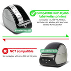 10 Rolls 30332 (1" x 1") Square Labels Compatible with DYMO Labelwriter 450 1" x 1" 10