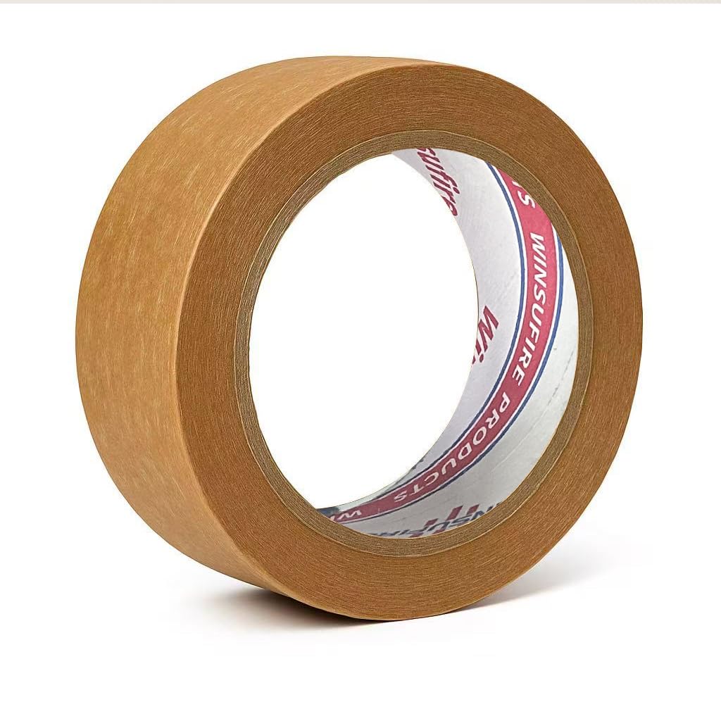 Eco-Friendly Brown Kraft Paper Packing Tape 2 Inch 30 Yards 6 Rolls