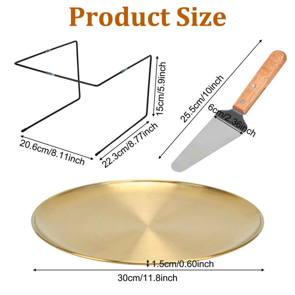 12 Pcs Pizza Display Stands for Party Pizza Pan Riser Stand Set
