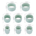 Plus tard 16-Piece Pyrex Bowl Stacker Rings, 2 Display Sets