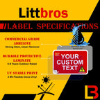 5-Pack 12" x 12" inch NFPA 704 Diamond 1-4-0 Laminated Vinyl Label Decal, Industrial Safety Chemical Sign with Permanent Adhesive Hazard Warning Sticker 12 x 12