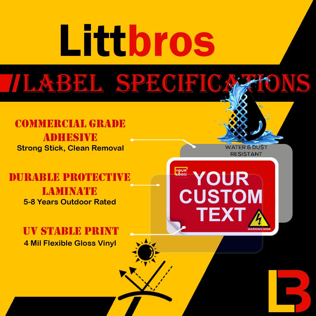 5-Pack 12" x 12" inch NFPA 704 Diamond 1-4-0 Laminated Vinyl Label Decal, Industrial Safety Chemical Sign with Permanent Adhesive Hazard Warning Sticker 12 x 12