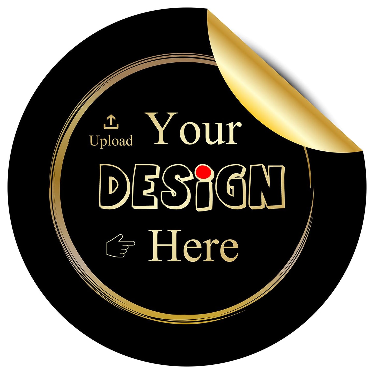 Custom Stickers for Business Logo, Personalized Labels Stickers Decals Text Name Image Photo - Waterproof, Dishwasher Safe, Fade Resistant, UV Protected, Heat and Cold Resistant