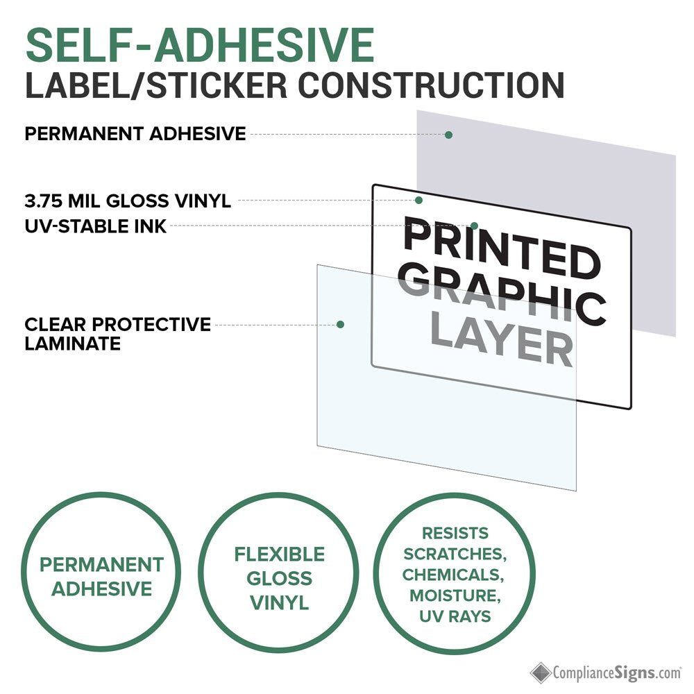 ComplianceSigns.com NOTICE Private Trash Container No Public Dumping Bilingual OSHA Safety Label Decal, 10x7 in. Vinyl (Pack of 2) 10x7 inches (Pack of 2)