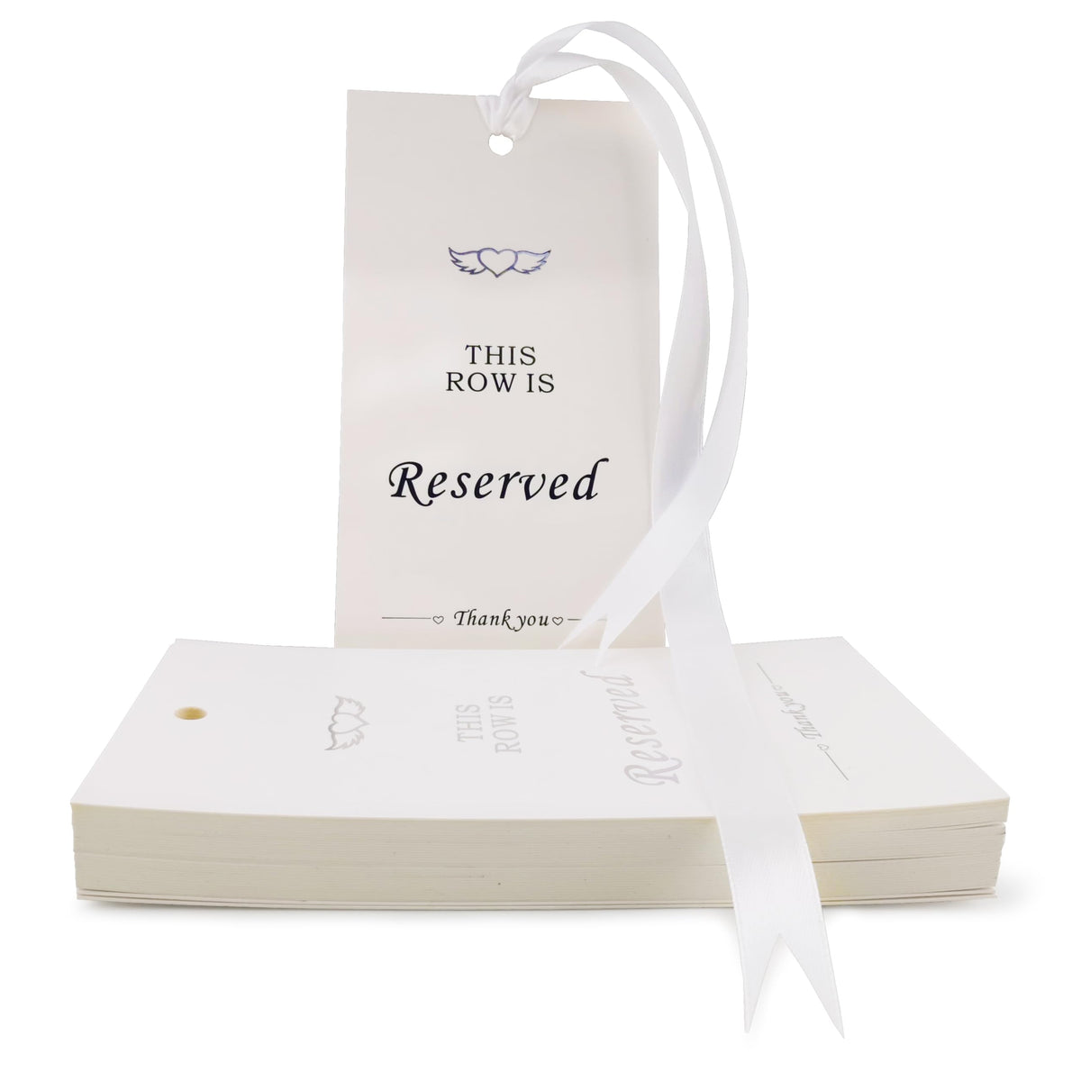 Reserved Seating Signs for Wedding Chairs, 20PCS