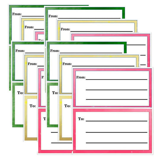 to from Return Address Mailing Labels,Blank Mail Shipping Permanent Postage Guaranteed Stickers，3.5 x 4.5 Inch Self Adhesive Handwriting to/from Address Tags Sticker for School,Home,Office