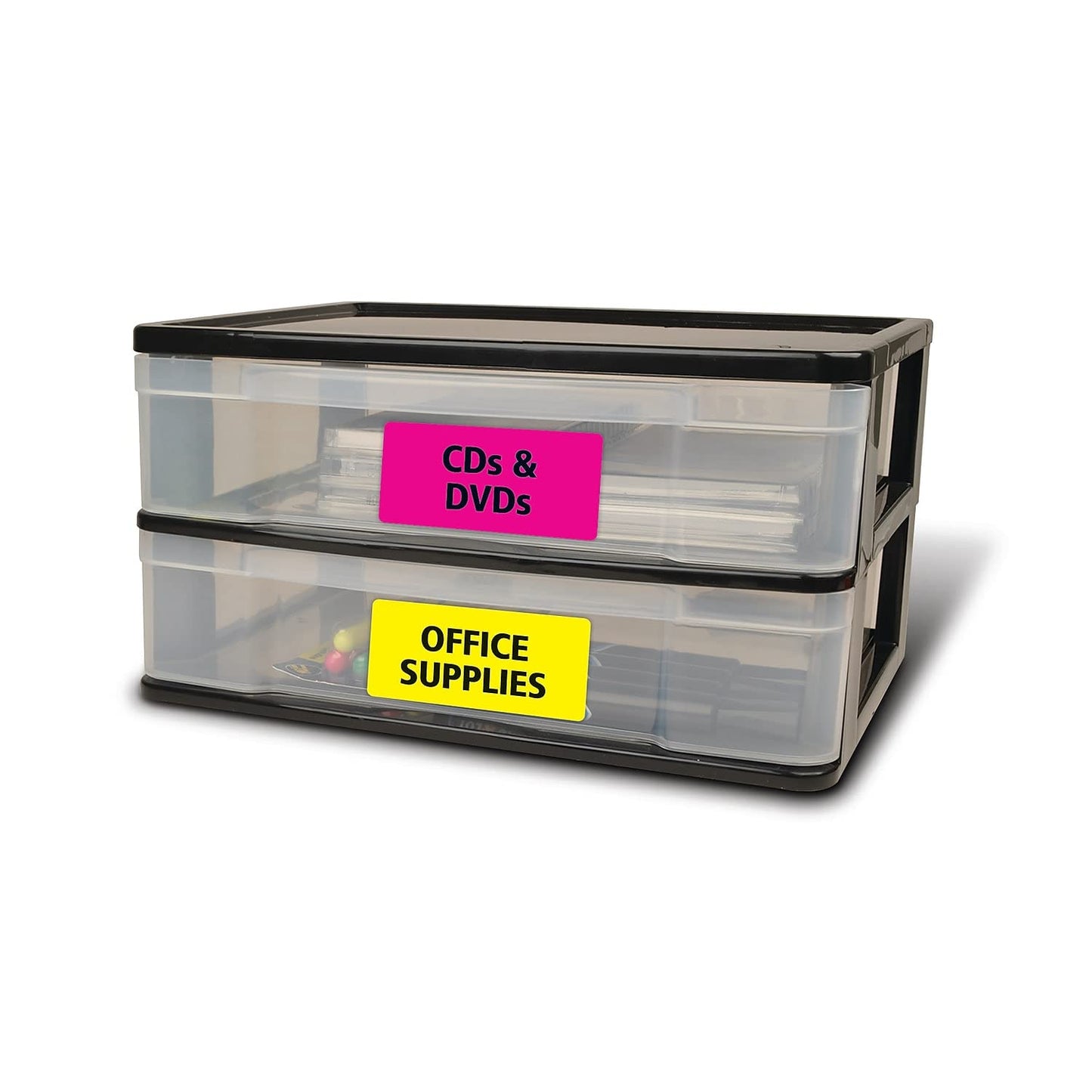 Avery Multipurpose Labels, Removable, Assorted Neon, 2 x 4 Inches, Pack of 120 (6481) 1 Pack