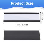 MaxGear 100 Pack C Channel Magnetic Label Holders, 1 x 3" 1"x3"