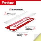 OLANZU Fire Extinguisher Stickers for Wall, 24 Pack, 4x12" Pack of 24