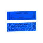 Bundled for 100pcs x 1" x 3.35" Red Total Transfer & Blue Non Transfer Tamper Proof Stickers