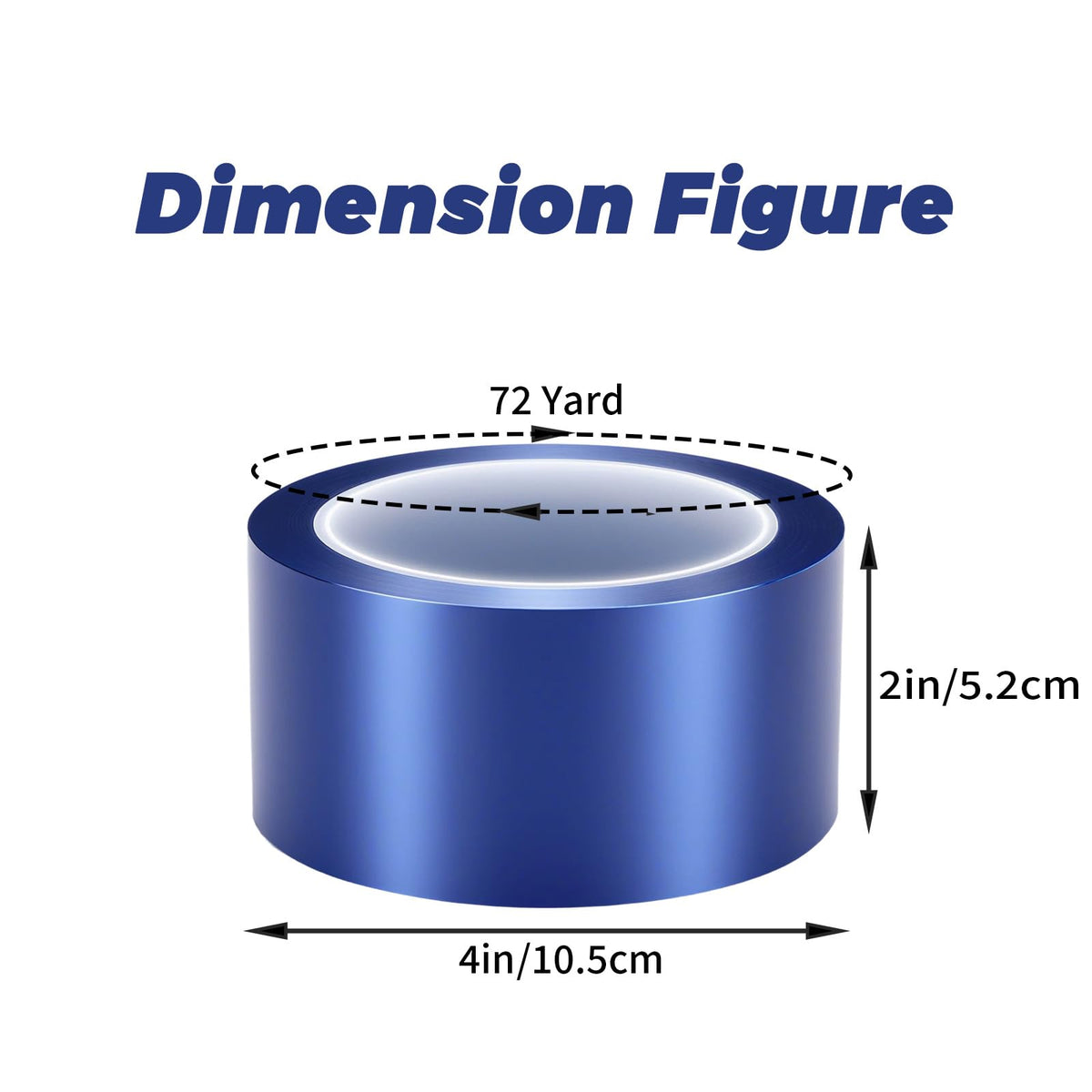 Dorhui Block Out Tape, 2 Inch x 72 Yard Roll Screen Printing Tape Masking Tape with Clean Removal to Protect Screen Printing Surfaces