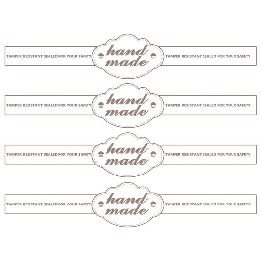 Food Retail Package Seal Labels, 9x1 Inch Safe Secure Tamper Evident Labels, Tamper Resistant Stickers, 500 Pcs