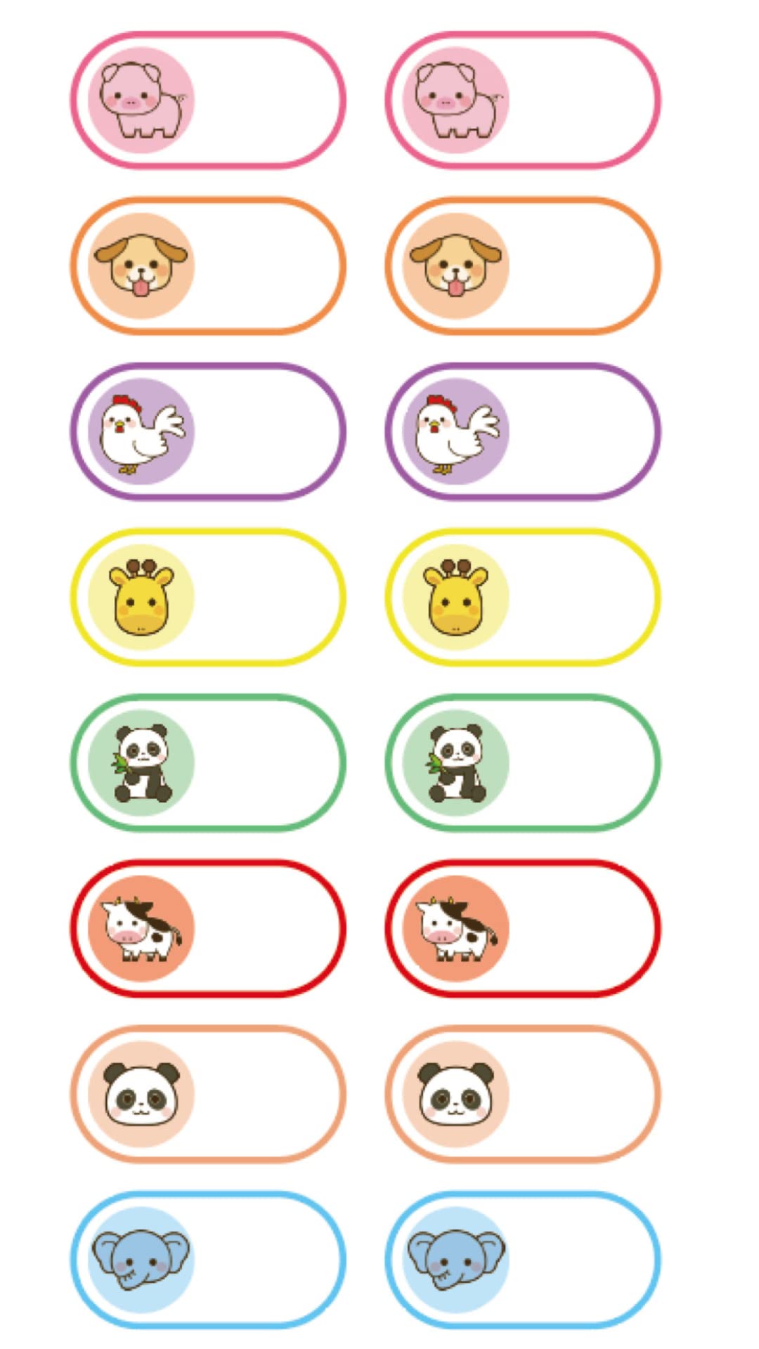 Colorful Write-On Name Labels, Kid Label Daycare, Bootle Feeding Label, Baby Essentials,Clothing Labels, Water-Proof Label Stickers, Baby Bootle Labels, Pack of 120
