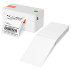 LLIKED 200 4x6 Fanfold Thermal Labels, Direct Thermal Shipping Labels 200 Labels