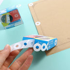 250Pcs Transparent Self-Adhesive Hole Reinforcement Labels Round Stickers, Hole Punch Protector Stickers Loose Leaf Paper Hole Sticker, Labels and Stickers, Hole Reinforcement Stickers