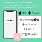 14mm 30mm(1/2" 1 1/8") self-Adhesive Transparen Label,210 Labels/roll, 3 Rolls -with Phomemo D30 Label Maker (Green) D30 Bundle