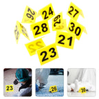 10 pcs Acrylic Crime Scene Evidence Markers