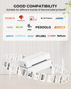 2x1 Thermal Labels 6 Rolls-6,000 Labels+2" Transparent Round Thermal Labels 500 Labels/Roll