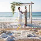 Arch Wedding Table Numbers 1-30 with Stands, 6"×4"Gold Table Numbers