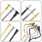6 Set Tiered Tray Hardware – Cake Stand Fitting Kit for Dessert Display Gold & Silver & Black M