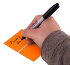 Orange ChromaLabel 2x3 inch rectangular color-coding inventory labels, pack of 50 stickers for organization and labeling.