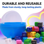Big Claw Machine Capsules Translucent Red Plastic Sphere Large Party Favor Containers Round 5 pcs 6.3 inch Jumbo Plastic Christmas Ornaments Extra Large Gift Box Craft Party Supplies Vending Capsules